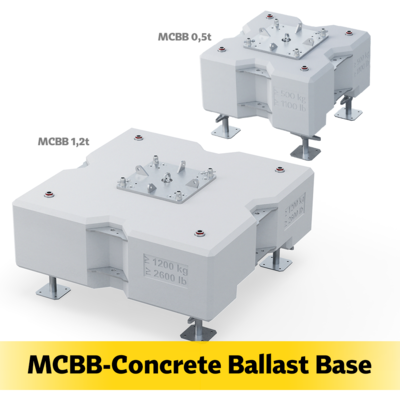 Milos concrete ballast base