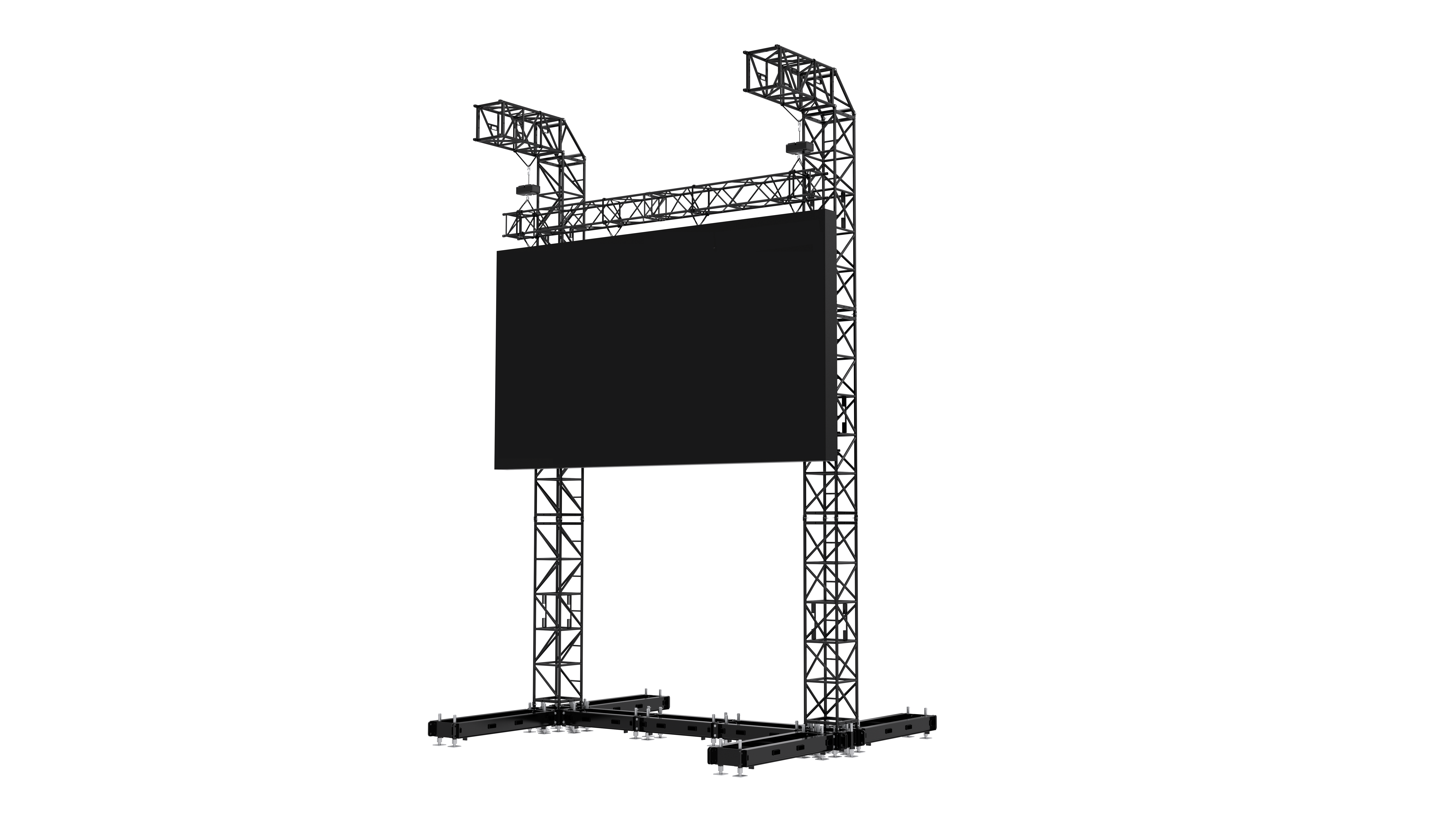 Support for the largest and heaviest LED screens