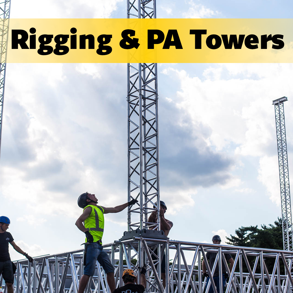 MILOS Rigging & PA Towers 