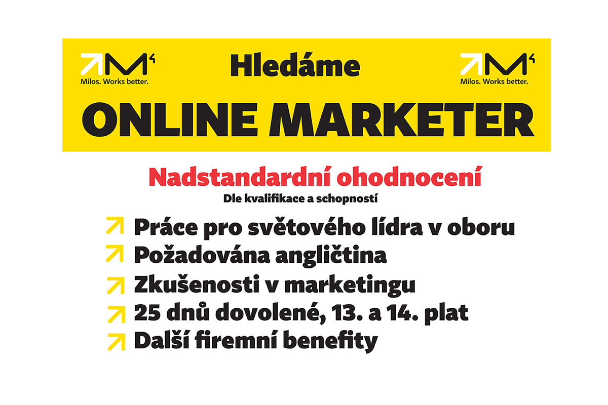 Hledáme Online Marketera!