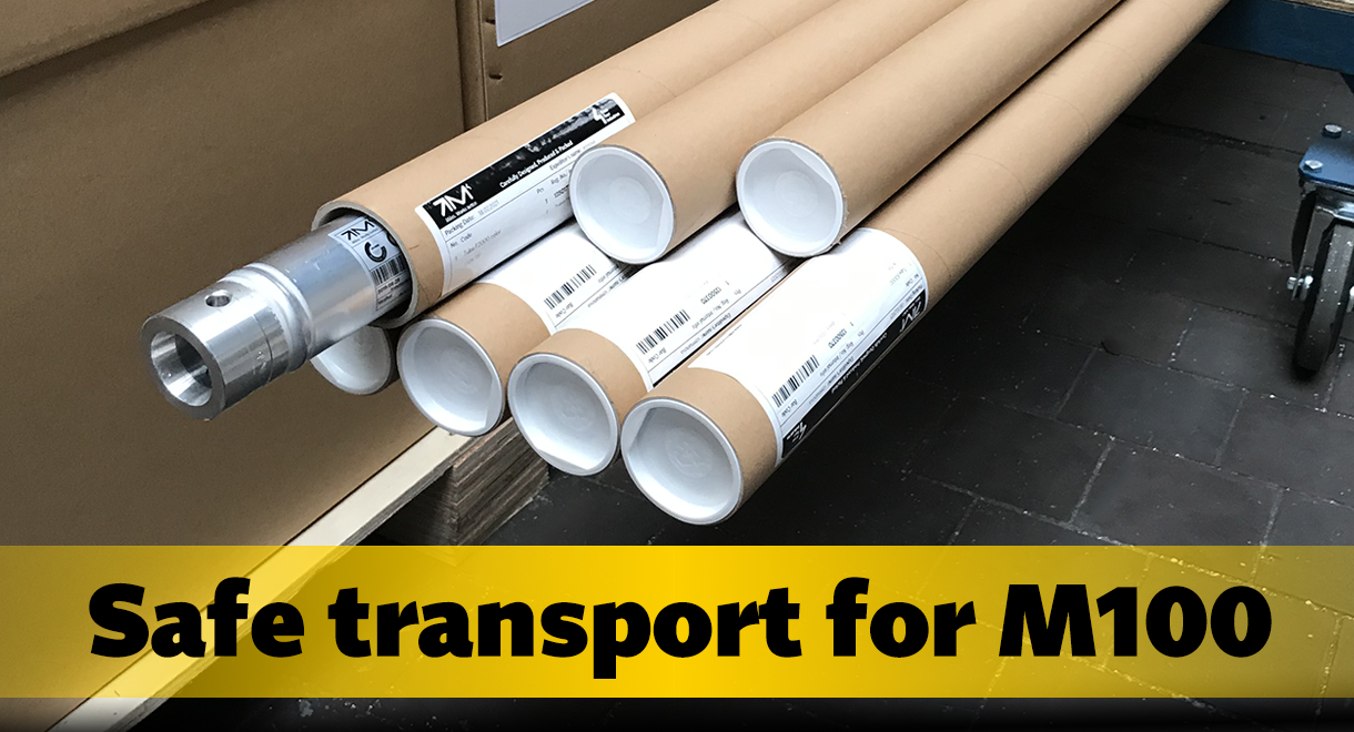 New transport packaging for M100
